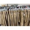 Image 1 : *L2* RACK OF ASSORTED BEIGE PANTS (RACK NOT INCLUDED)