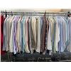 Image 1 : *L2* RACK OF ASSORTED DRESS SHIRTS (RACK NOT INCLUDED)