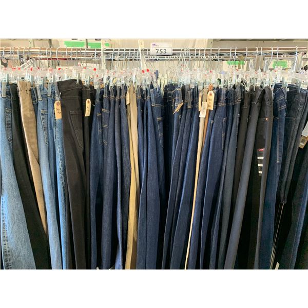 *L2* RACK OF ASSORTED JEANS (RACK NOT INCLUDED)