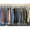 Image 1 : *L2* RACK OF ASSORTED SUIT JACKETS (RACK NOT INCLUDED)