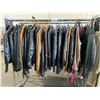 Image 1 : *L2* RACK OF ASSORTED LEATHER JACKETS (RACK NOT INCLUDED)
