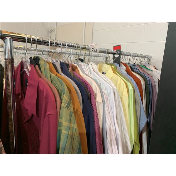 *L2* RACK OF ASSORTED DRESS SHIRTS (RACK NOT INCLUDED)