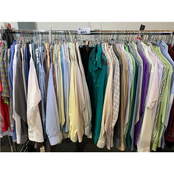 *L2* RACK OF ASSORTED DRESS SHIRTS (RACK NOT INCLUDED)
