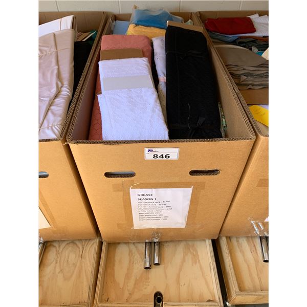 *L2* BOX OF ASSORTED TEXTILES (RACK NOT INCLUDED)