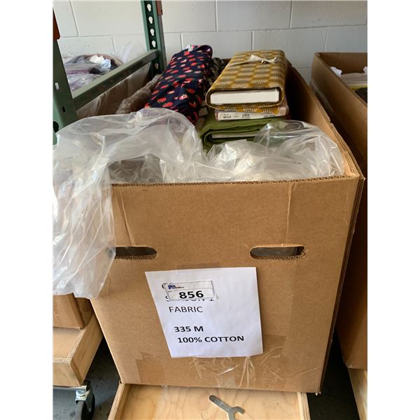 *L2* BOX OF ASSORTED TEXTILES (RACK NOT INCLUDED)