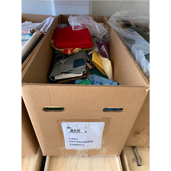 *L2* BOX OF ASSORTED TEXTILES (RACK NOT INCLUDED)