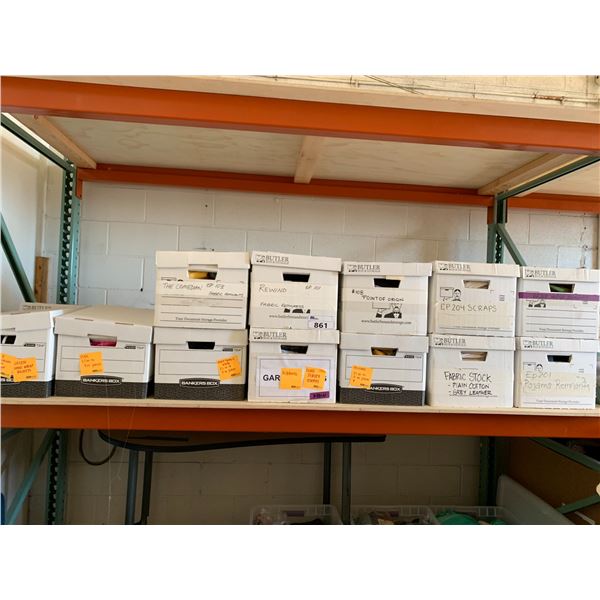 *L2* 12 BOXES OF ASSORTED TEXTILES