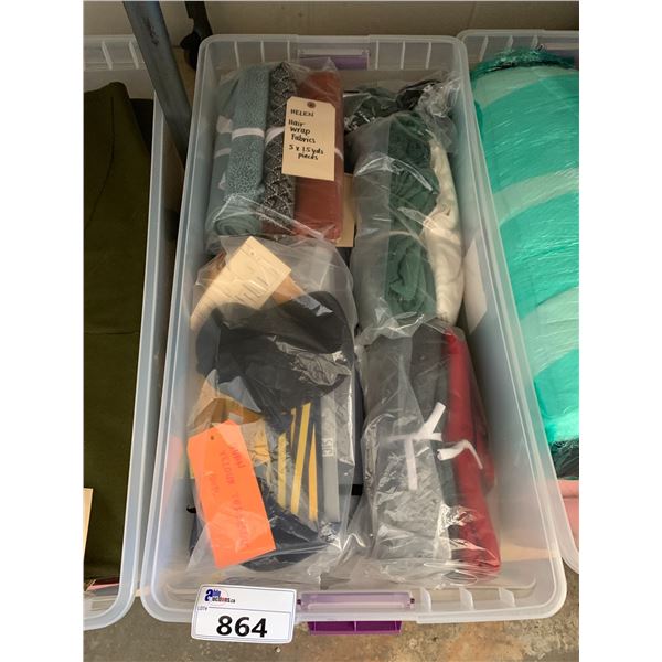 *L2* BIN OF ASSORTED TEXTILES