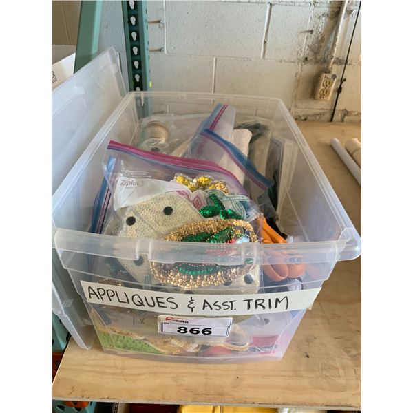 *L2* BIN OF ASSORTED TEXTILES