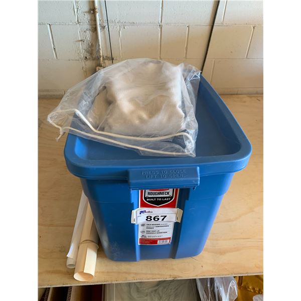 *L2* BIN OF ASSORTED TEXTILES