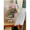 Image 2 : *L2* 4 BINS & BAG OF ASSORTED TEXTILES