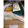 Image 2 : *L2* BOX OF ASSORTED TEXTILES (RACK NOT INCLUDED)