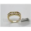 Image 1 : 14K YG Diamond Band w/7 Round Diamonds 5.4g - Replacement Value - $1,750.00