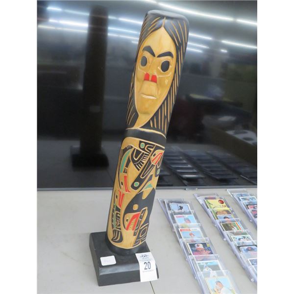 Carved 2' Totem Pole