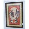 Image 1 : Abstract Art of Woman - 24 x 36 - Signed Wahte