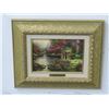 Image 4 : 3-Thomas Kincaid 5 x 8 Framed Art New Day Dawning, Garden of Prayer, Bridge of Faith