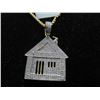 Image 2 : 10K YG Home Charm w/Chain - 8.5g