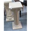 Image 2 : 2-Beige Pedestal - 2 X $