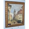 Image 1 : Oil On Canvas Framed Street Scene - 30 x 36