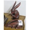 Image 1 : Carved Rabbit Décor - 2