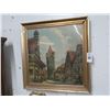 Image 1 : Dutch Village Scene Artwork - 20 x 20