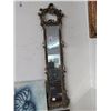 Image 1 : Ornate Guilded Elongated Wall Mirror - No Shipping