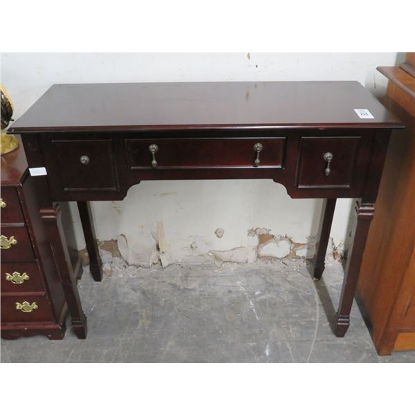 Cherry 3 Drawer Hall Table