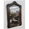 Image 1 : Burl Trim Old Mirror - No Shipping