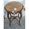 Image 1 : Ornately Burl Top Side Table