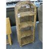 Image 1 : Wicker Arch Top 4 Shelf Display