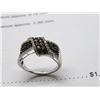 Image 2 : 14K WG Diamond Ring w/44 Round Single Diamonds, 12 Round Cut Diamonds Deep Brown,