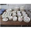 Image 1 : Floral China Set Including Dishes/Cups/Shakers/Saucers