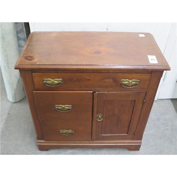 Mahogany 4 Unit Small Storage Cabinet