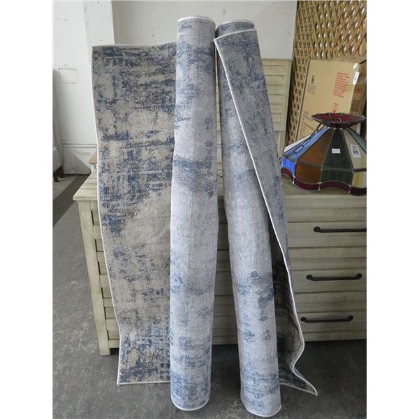 2-Blue Grey Area Rug - 5 x 7 - 2 X $