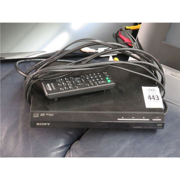 Sony DVD Player w/Remote