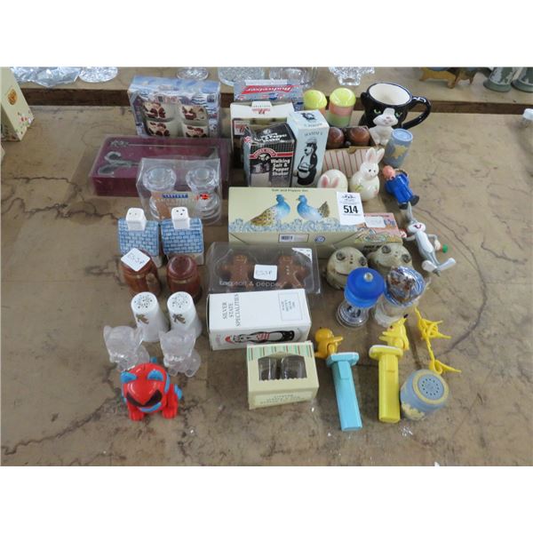 Large Lot of Asst. Collector Shakers