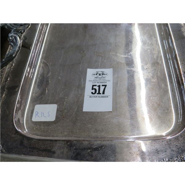 Asst. Silverplate Trays - 8