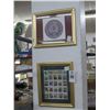 Image 1 : Framed Civil War Stamps and Confederate States Framed Flag - 2