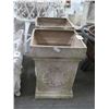 Image 2 : Ornate Plastic Planters - Pair