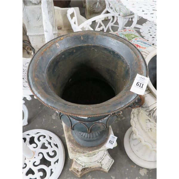 Large Metal Planter Urn