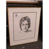 Image 1 : John Lennon Framed Sketch - 20 x 24