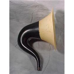 13" black & yellow plastic sound horn