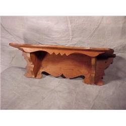 Oak knic knac shelf