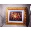 Image 1 : Gold plaster & oak picture frame