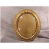 Image 1 : Gold painted oval frame w/convex glass