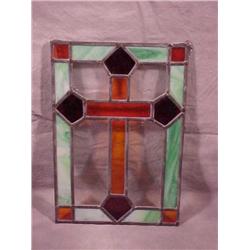 Stained leaded glass art. 10x14
