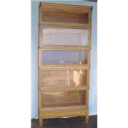 5 section Lawyer's Bookcase