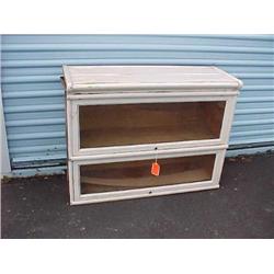 2 section lawyer's bookcase