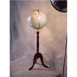 World globe on 37 inch wood stand