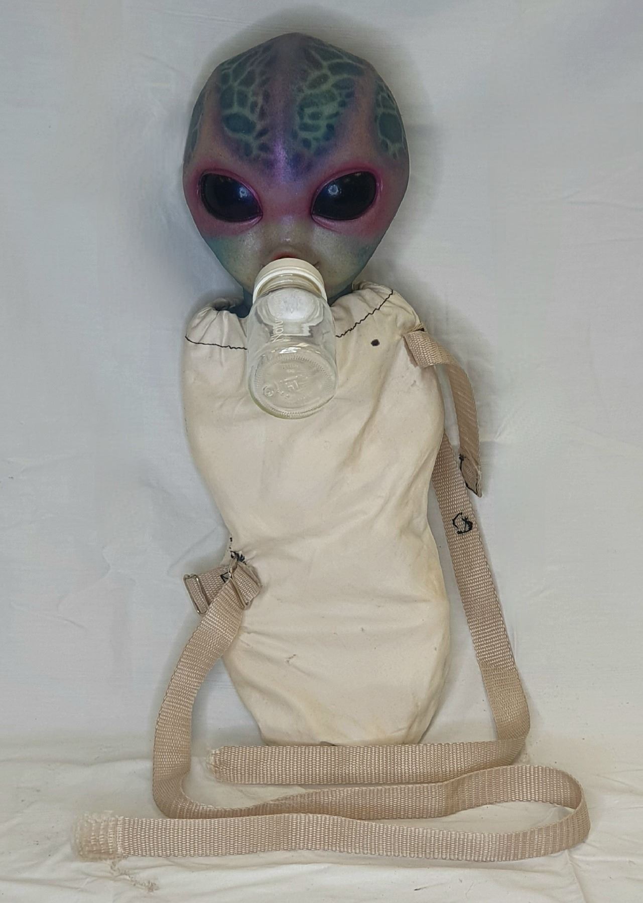 "Resident Alien" - Bridget Baby Alien w/ feeder in pouch (display